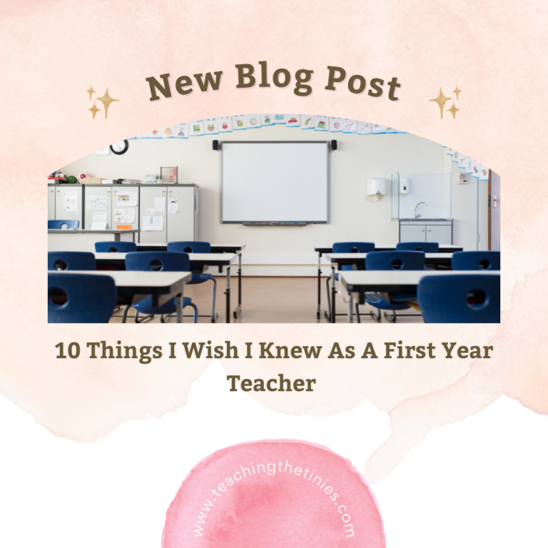 10 Things I Wish I Knew As A First Year Teacher